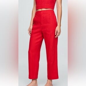 Gap Red Wide-Leg Women’s Pants petite